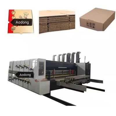 원활한 운영 골판지 박스 생산 라인 피자 박스 인쇄 장비