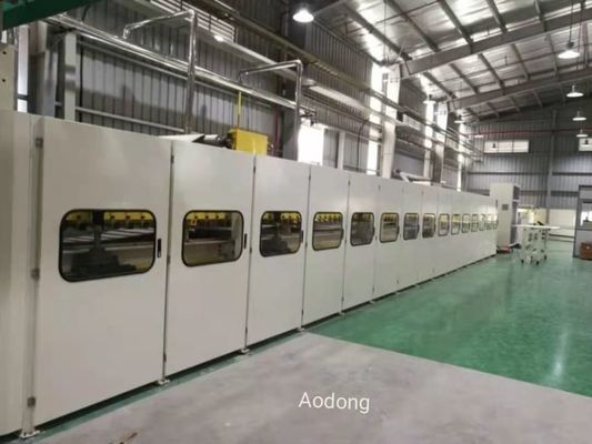 자동 판지 성형기 단일 페이서는 베트남에서 판지로 만드는 카톤 박스 생산 기계를 주름지게 했습니다