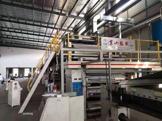 вторая рука 5 слой 1800 밀리미터 гофрированной картона производственной линии в Китае